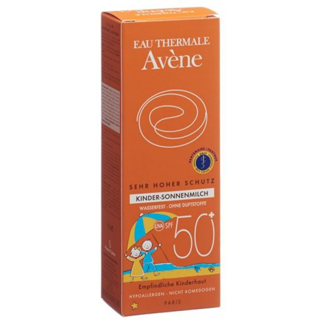 Avene Kindersonnenmilch SPF 50+ 100мл