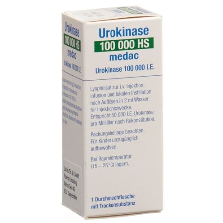 Urokinase Hs Medac 100000 E Urokinase Hs Medac 100000 E