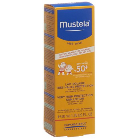 Mustela Sonnenschutz Sonnenmilch SPF 50+ Gesi 40мл