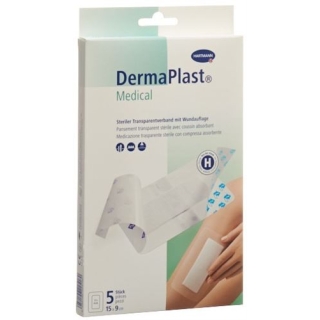 Dermaplast Medical Transparentverband 15x9см 5 штук