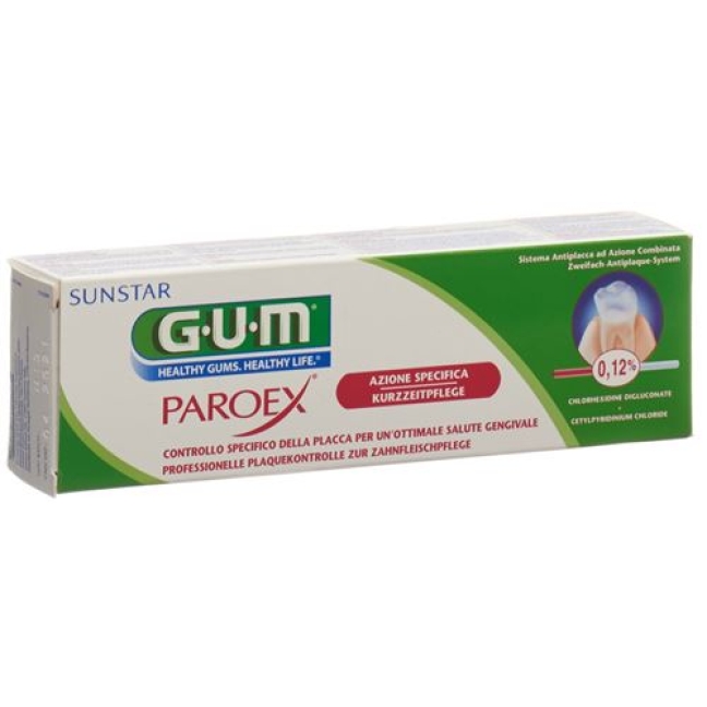 Gum Sunstar Paroex Zahnpasta 0.12% Chlorhex 75мл