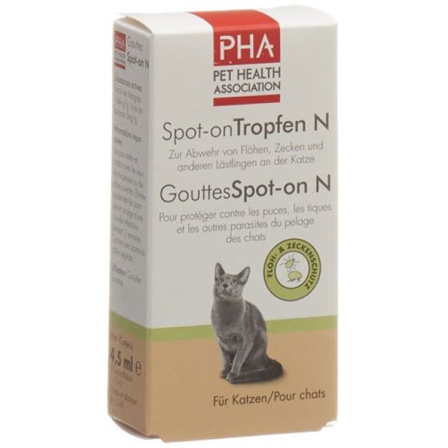 Pha Spot-On капли N fur Katzen 3 ампулы a 1.5мл