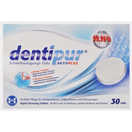 DENTIPUR GEBISSREINIGER 30 STK