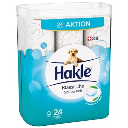 HAKLE KLASS TOILETTENPAP BLAU