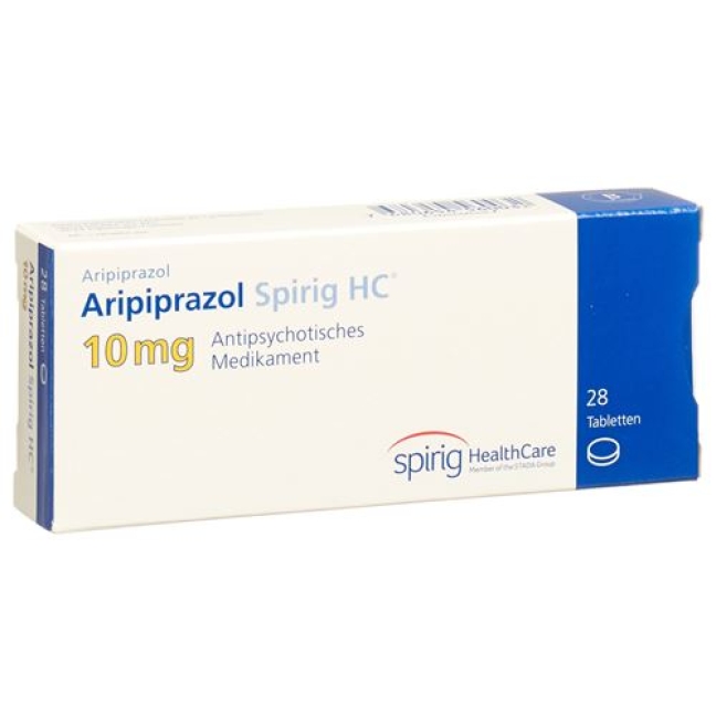 Aripiprazol Spirig 10 mg 28 tablets Aripiprazol Spirig 10 mg 28 tablets