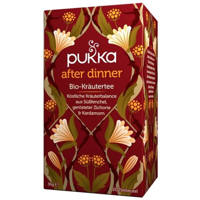 PUKKA AFTER DINNER TEE BIO