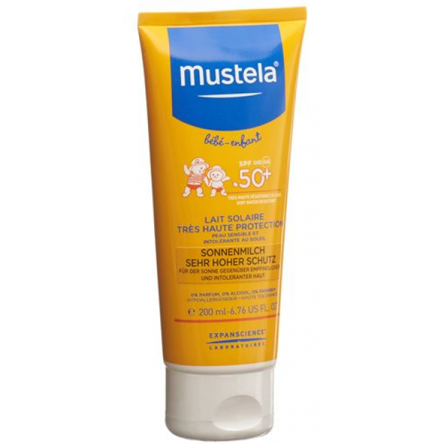 Mustela Sonnenschutz Sonnenmilch SPF 50+ 200мл