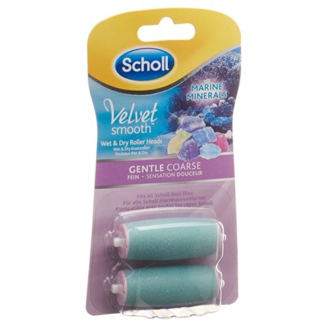 Scholl Velvet Smooth Pedi Roll Fein Meeresmi 2 штуки