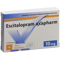 Эсциталопрам Аксафарм 10 мг 14 таблеток покрытых оболочкой 