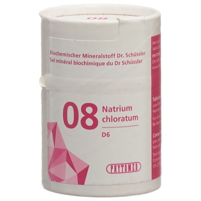 Phytomed Schussler Nr. 8 Natr Chlor в таблетках, D 6 50г Phytomed Schussler Nr. 8 Natr Chlor в таблетках, D 6 50г