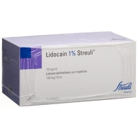 Лидокаин Штройли 1% раствор для инъекций 100 мг / 10 мл 50 ампул по 10 мл