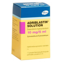 Адрибластин раствор для инъекций 10 мг / 5 мл ампула 5 мл