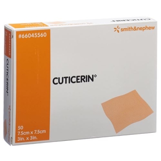 Cuticerin Salbenkompresse 7.5x7.5см 50 штук