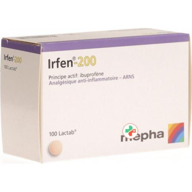 Irfen 200 mg 100 Lactabs Irfen 200 mg 100 Lactabs