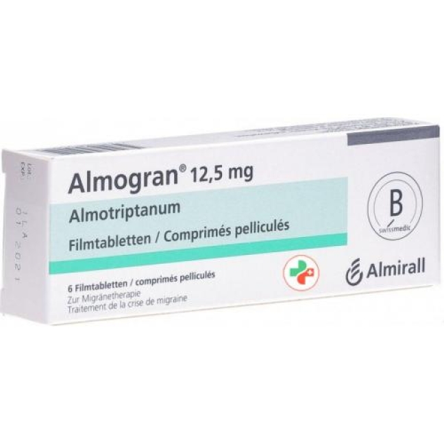 Almogran 12.5 mg 6 filmtablets Almogran 12.5 mg 6 filmtablets