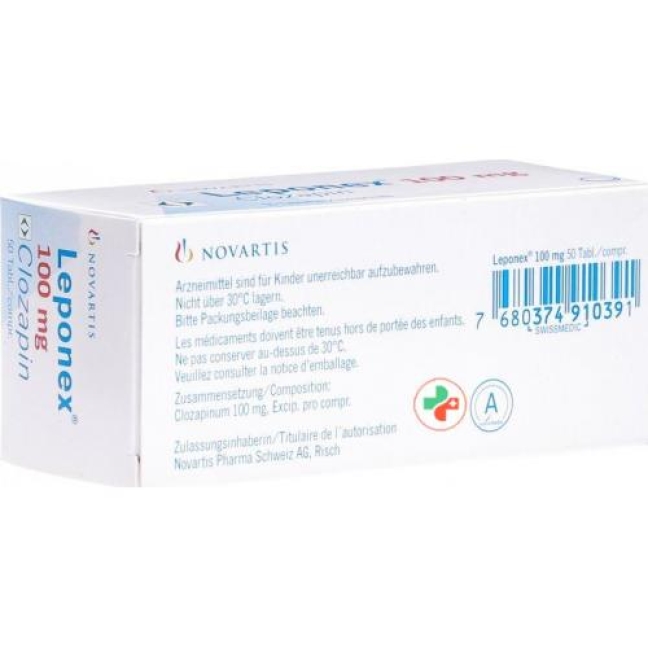 Leponex Tabl 100 mg 50 Stk