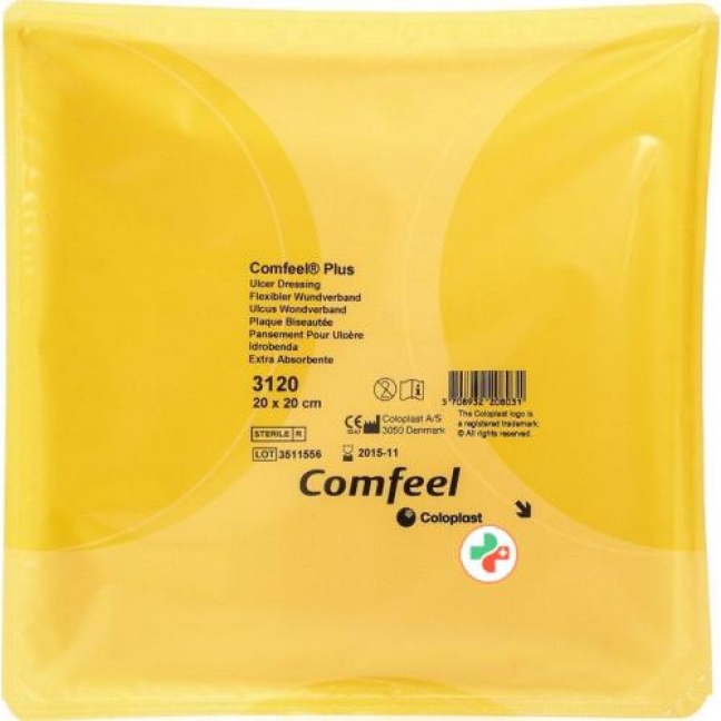 Comfeel Plus Flexibler Wundverband 20x20см 5 штук