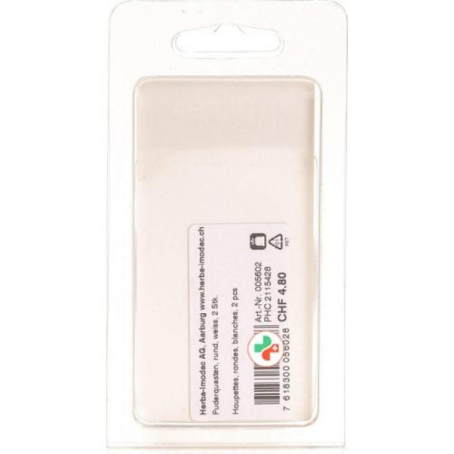 Herba Puderquasten K'stoff 5602 2 штуки 5602 Herba Puderquasten K'stoff 5602 2 штуки 5602