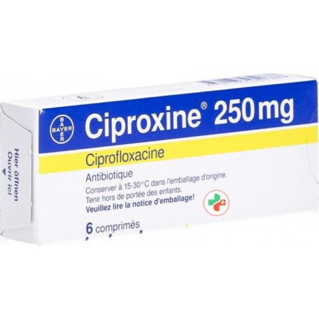 Ciproxin 250 mg 6 Lacktablets Ciproxin 250 mg 6 Lacktablets