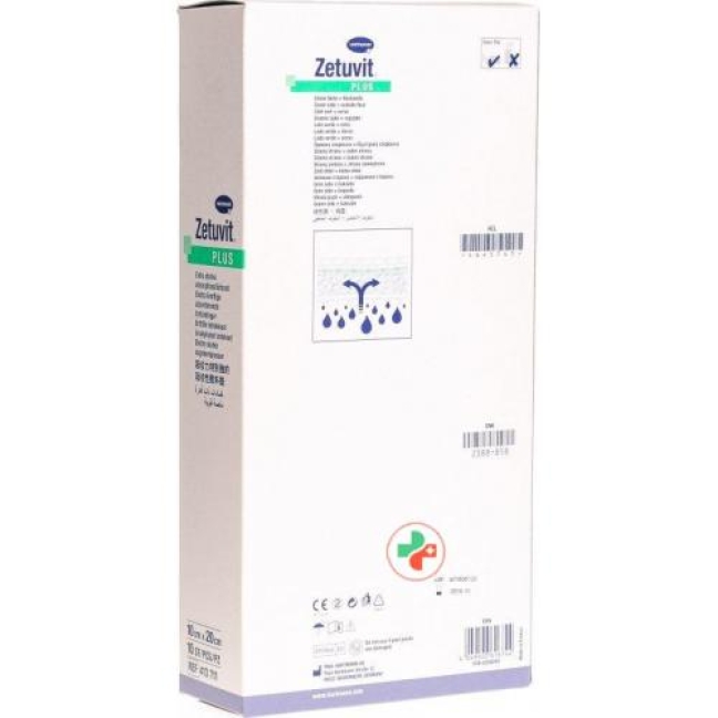 Zetuvit Plus Absorptionsverband 10x20см 10 штук