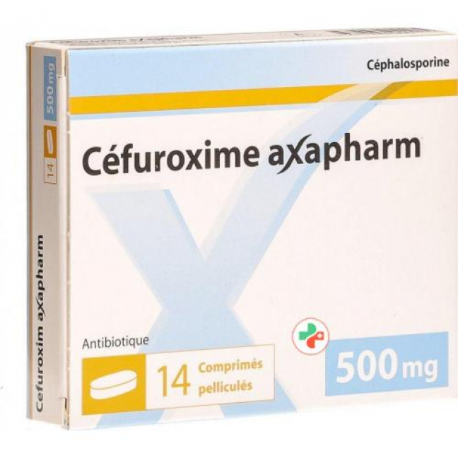 Cefuroxim Axapharm 500 mg 14 filmtablets 