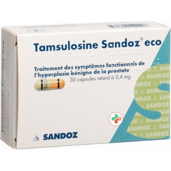 Tamsulosin Sandoz ECO Retard 0.4 mg 30 Kaps Tamsulosin Sandoz ECO Retard 0.4 mg 30 Kaps