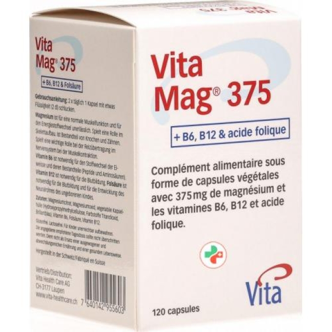 Vita Mag 375 120 Kapseln Vita Mag 375 120 Kapseln