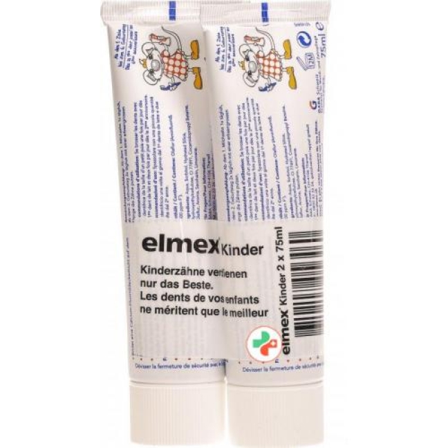 Elmex Kinder Zahnpasta 2x 75мл Elmex Kinder Zahnpasta 2x 75мл