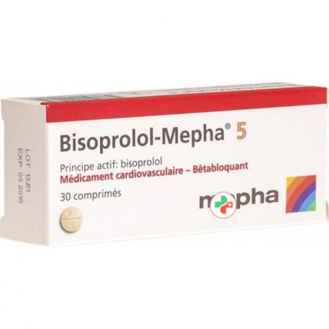 Bisoprolol Mepha 5 mg 30 tablets