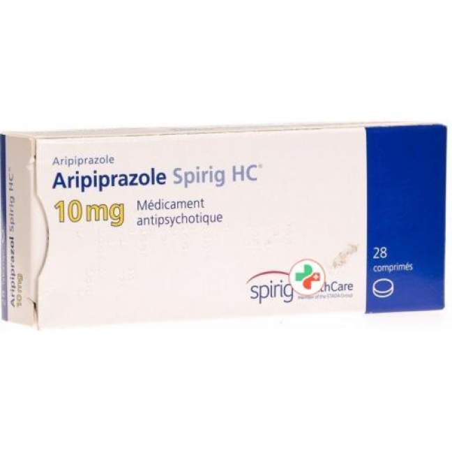 Aripiprazol Spirig 10 mg 28 tablets Aripiprazol Spirig 10 mg 28 tablets