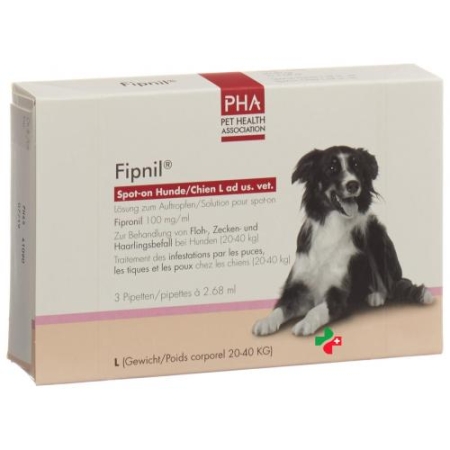 Fipnil Spot-on Ad Us. Vet. раствор Hunde L 3 X 2.68 м Fipnil Spot-on Ad Us. Vet. раствор Hunde L 3 X 2.68 м