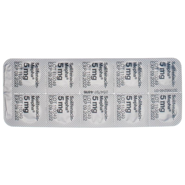 SOLIFENACIN Mepha Lactab 5 mg