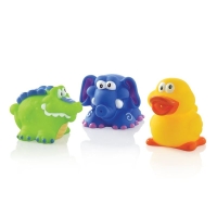Фигурки для ванны NUBY Животные Крокодил Утка Слон