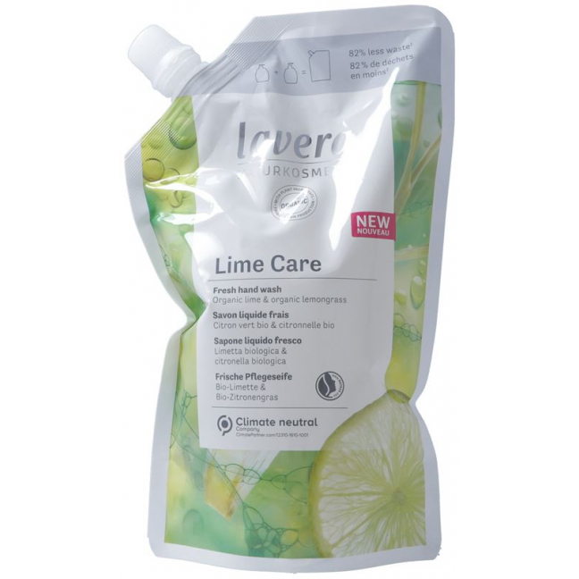 LAVERA Pflegeseife Lime Care Nachfüllbtl