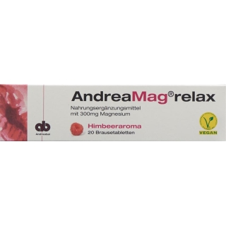 ANDREAMAG relax Brausetabl Himbeeraroma