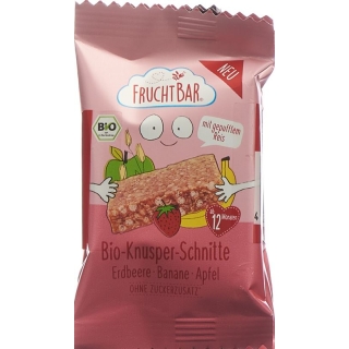 Fruchtbar Crunchy Slices Органический клубника-банан 3 x 23 г