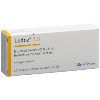 LODOZ 2.5 Filmtabl 2.5/6.25mg