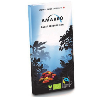 PRONATEC AMARRÚ Cacao intense 80 % Bio Fairt