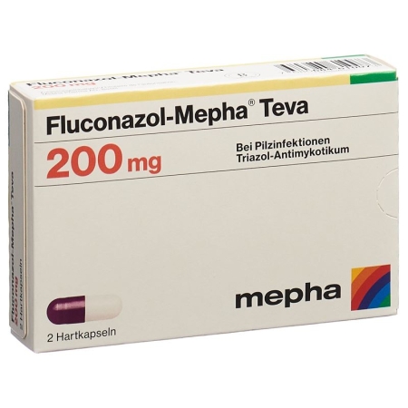 ФЛУКОНАЗОЛ Мефа Тева Капс 200 мг ФЛУКОНАЗОЛ Мефа Тева Капс 200 мг