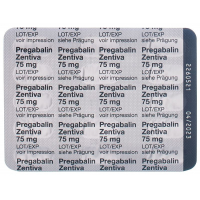 Прегабалин Зентива капсулы 75 мг 14 шт.