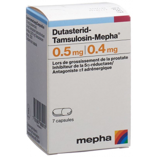 Dutasterid Tamsulosin Mepha Kapseln 0.5/0.4mg 7 Stück