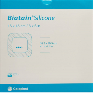 Biatain Silicone Foam Dressing 15x15cm self-adhesive 5 pcs