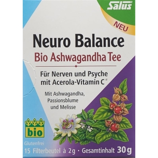 Чай Salus Neuro Balance Ashwagandha Органический пакетик 15 шт.