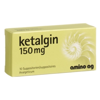 Ketalgin Zäpfchen 150mg 10 Stück