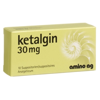 Ketalgin Zäpfchen 30mg 10 Stück