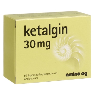 Ketalgin Zäpfchen 30mg 50 Stück