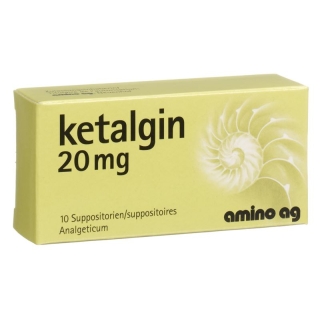 Ketalgin Zäpfchen 20mg 10 Stück