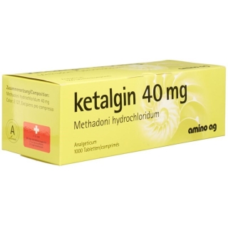 Ketalgin Tabl 40 mg 1000 pcs