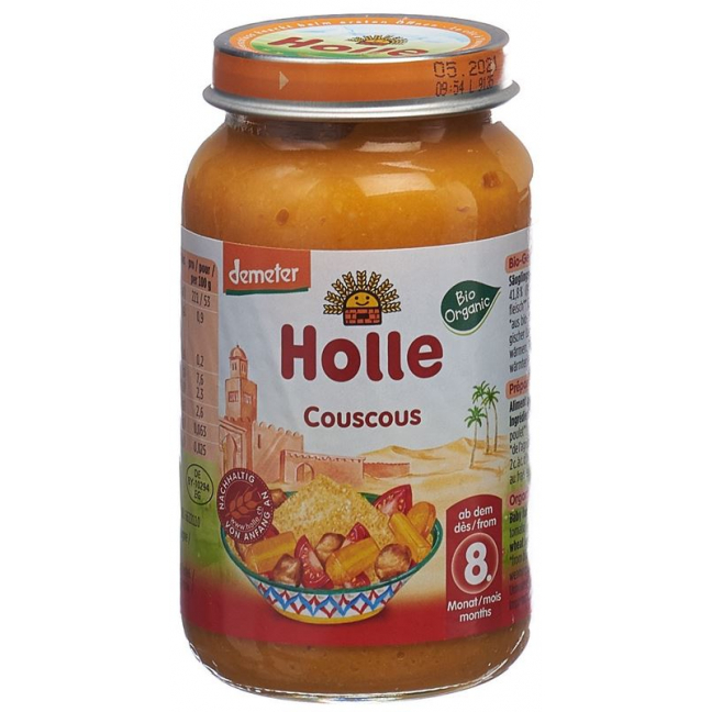 Holle Couscous glass from the 8th month Organic 220g