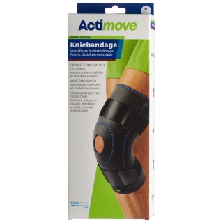 Actimove Sport Knee Support XL Adjustable Pad Stabilising Bars